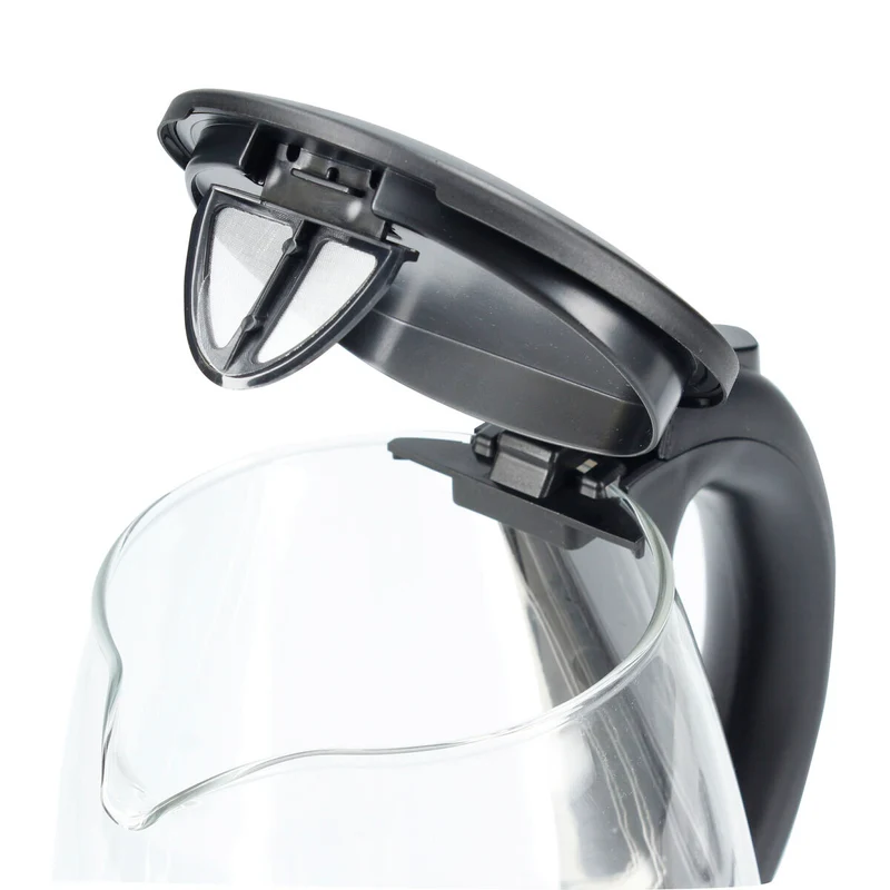 Bouilloire TM Electron 1,7 L Verre Borosilicate Cristal