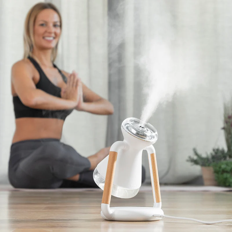 Chargeur sans fil 3-en-1, diffuseur d'arôme et humidificateur Misvolt InnovaGoods