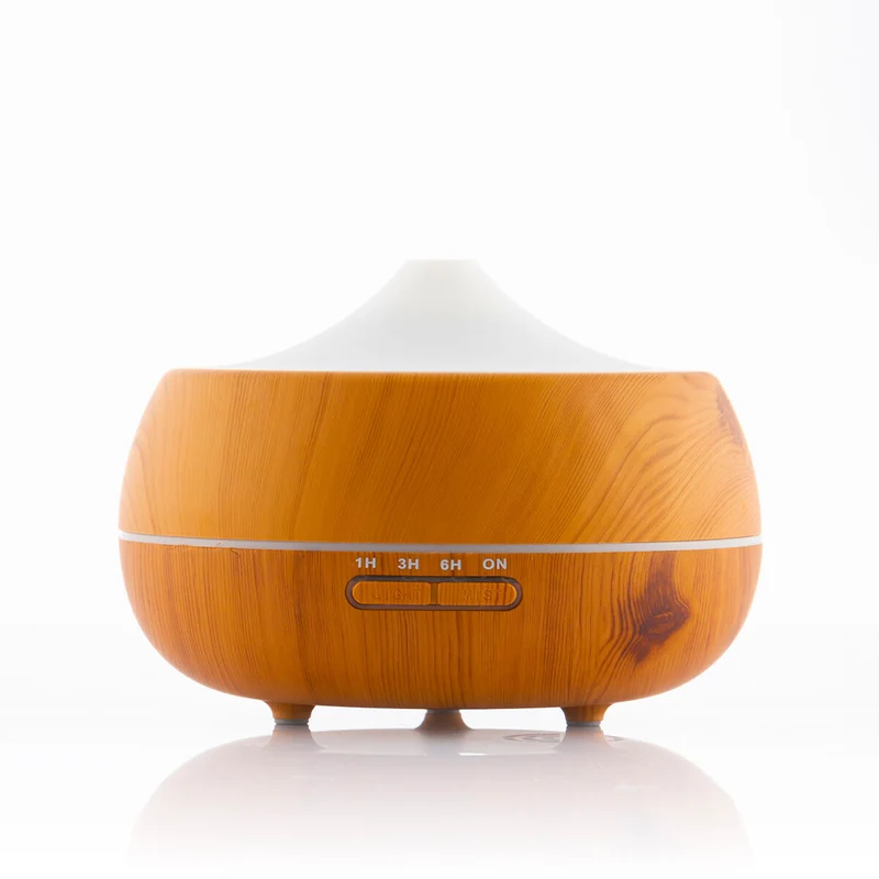 Humidificateur Diffuseur d'Arômes avec LED Multicolore Effet Bois InnovaGoods
