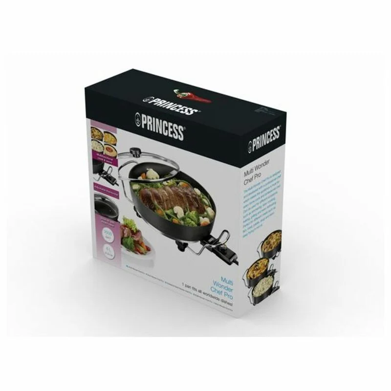 Cocotte avec couvercle Princess Electric 5,4 L 1800W