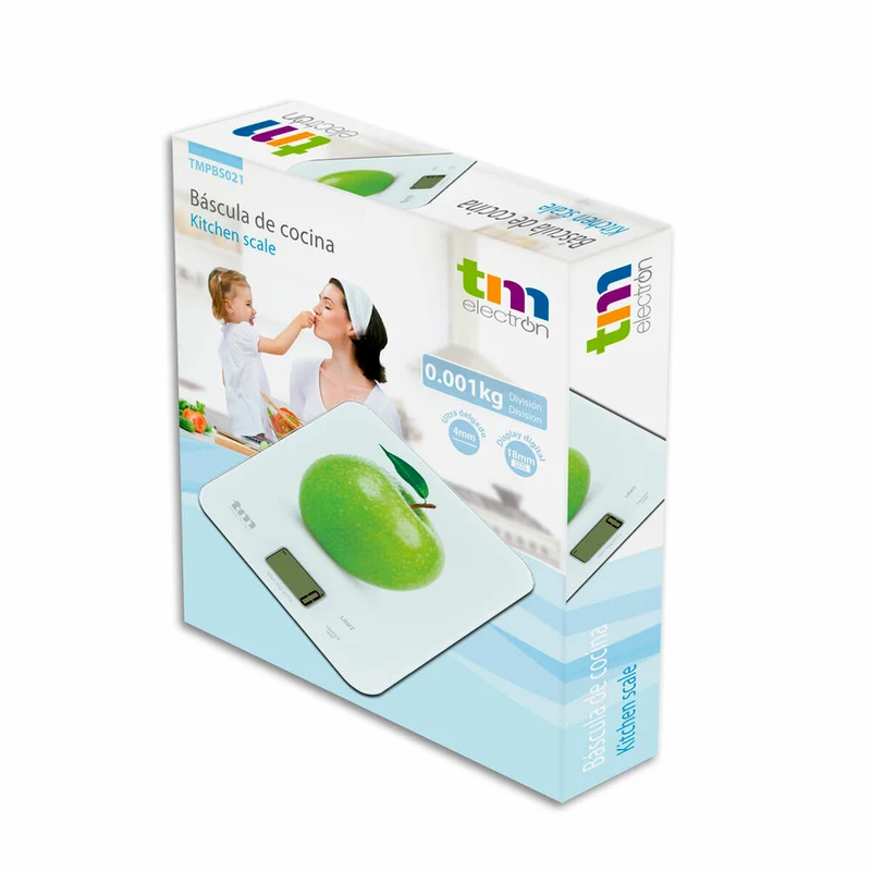 balance de cuisine TM Apple 8 kg 22,4 x 18,5 cm