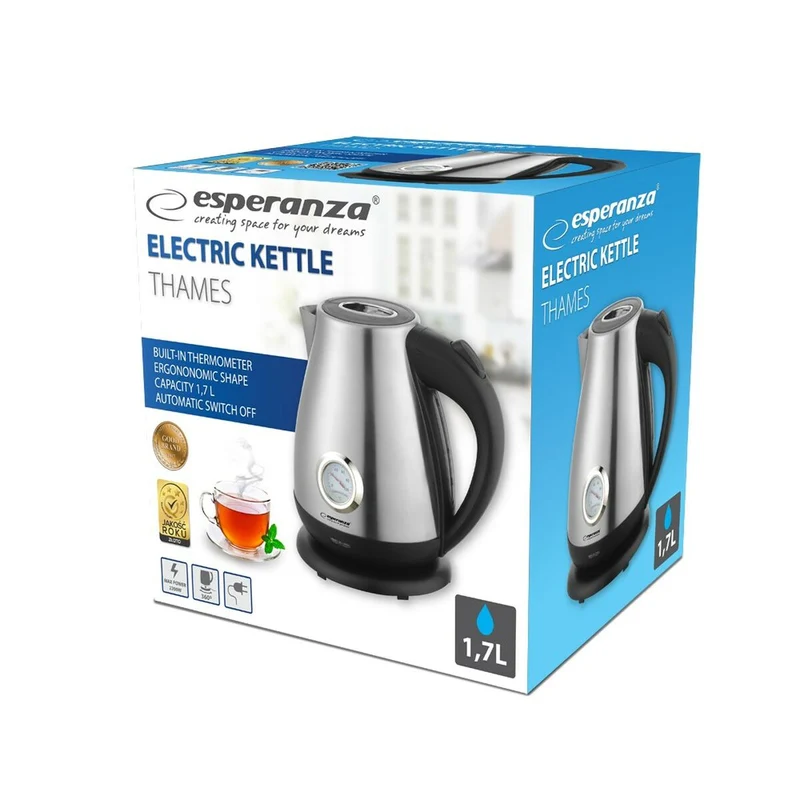 Bouilloire Esperanza EKK029 Multicolore Acier inoxydable Plastique 2200 W 1,8 L 1,7 L
