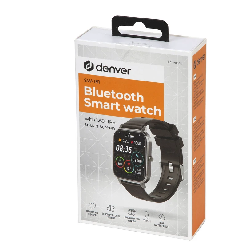 Montre Connectée Denver Electronics SW-181 Noir 1,7"