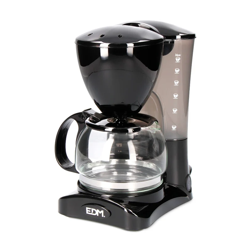 Cafetière filtre EDM 07653 Noir 550 W 6 tasses 0,6 L