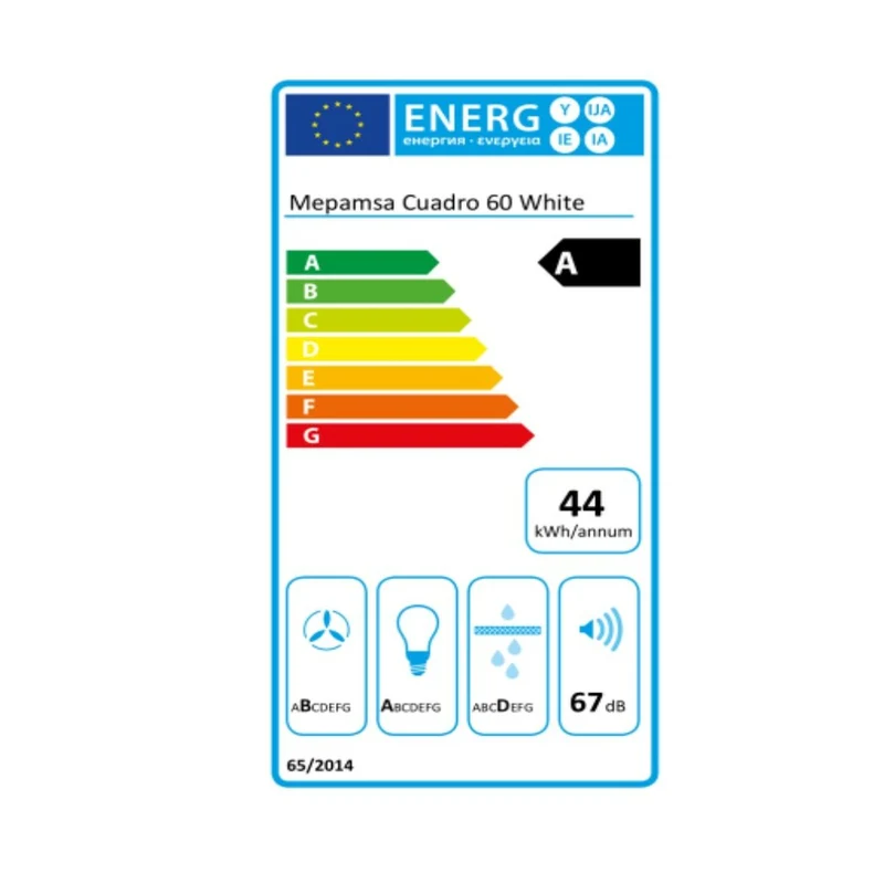 Hotte conventionnelle Mepamsa 60 cm 600 m³ / h 200W A