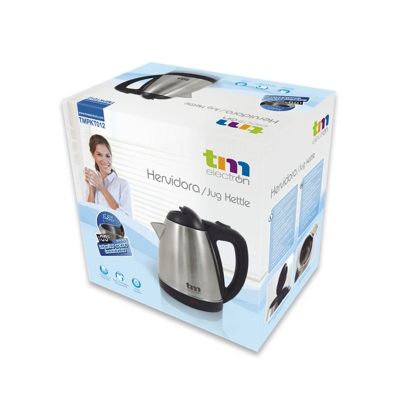 Bouilloire TM Electron Inox 1000 W 1,2 L
