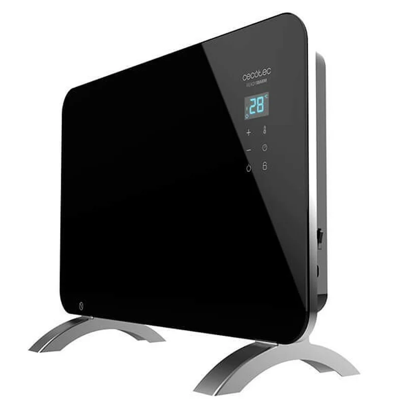 Chauffage à convection électrique Cecotec Ready Warm 6670 Crystal Connexion 1000W WIFI Noir 1000 W