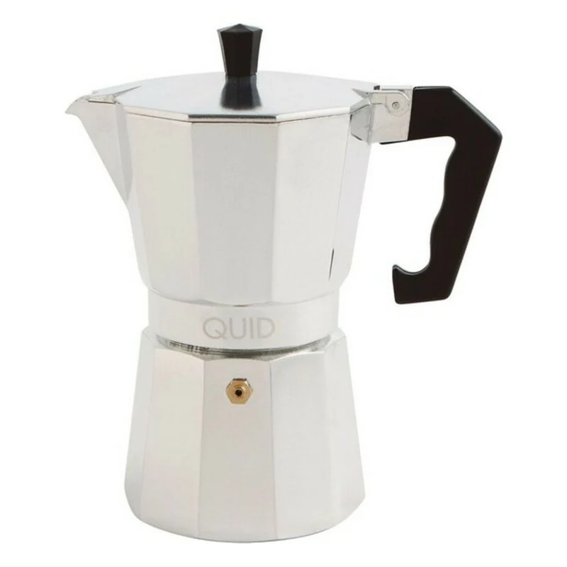 Cafetière italienne Quid Cesena en acier et métal bakélite 12 tasses