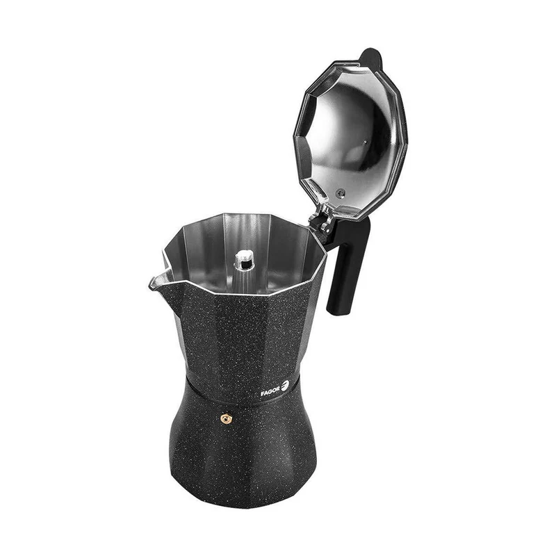 Cafetière italienne Fagor Tiramisu en aluminium noir 12 tasses
