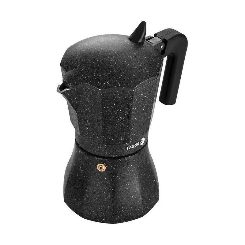 Cafetière italienne Fagor Tiramisu en aluminium noir 12 tasses