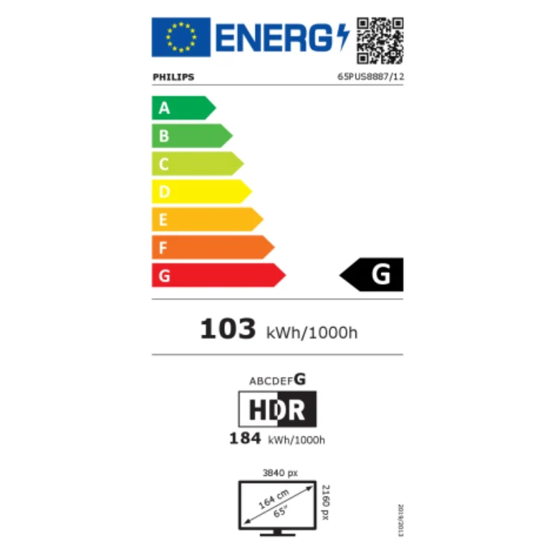 Téléviseur intelligent Philips 50PUS8887/12 50" 4K ULTRA HD LED WIFI 50" 4K Ultra HD LED D-LED AMD FreeSync