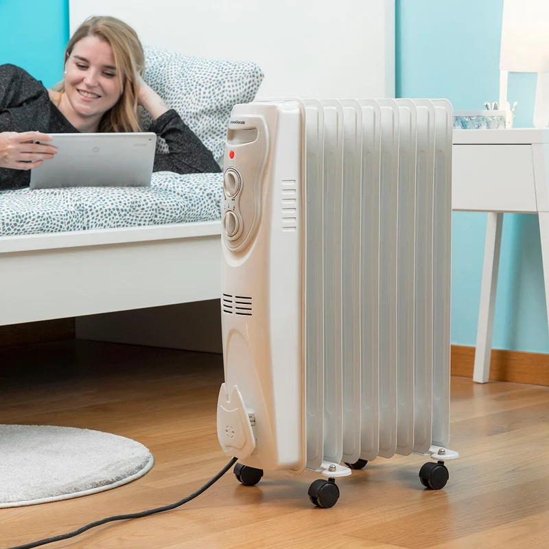 Radiateur à bain d'huile Oinine InnovaGoods 2000 W (9 chambres)