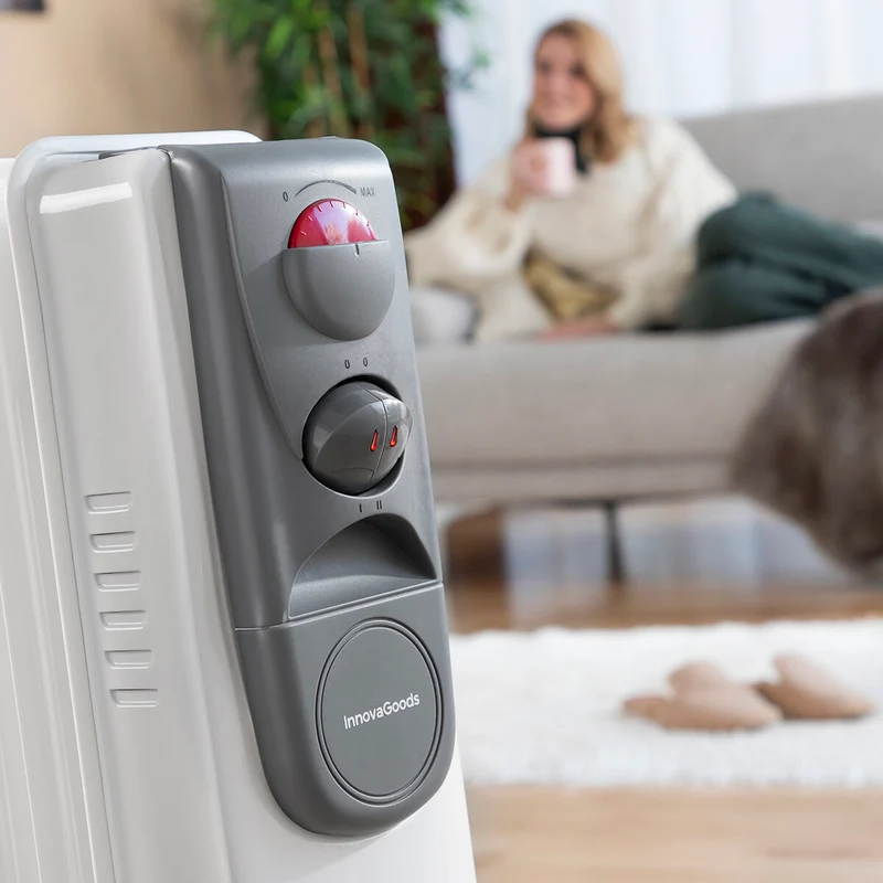 Radiateur à bain d'huile Oileven InnovaGoods 2500 W (11 chambres)
