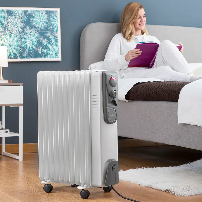Radiateur à bain d'huile Oileven InnovaGoods 2500 W (11 chambres)