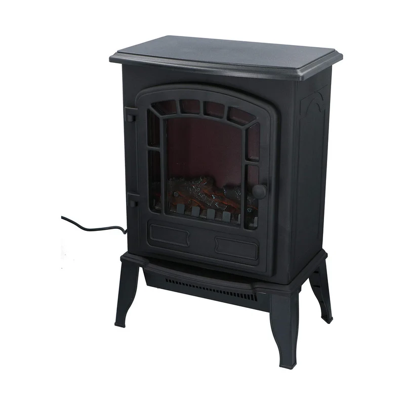 Cheminée électrique décorative Classic Fire Torino Noir 2000 W 56,5 x 24 x 38 cm