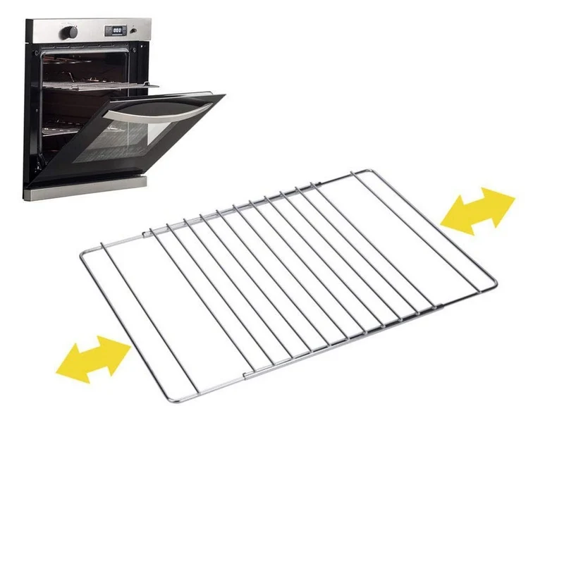 Grille Sauvic Four Extensible Chromé 38,5 x 31,5 cm 55 x 31,5 cm