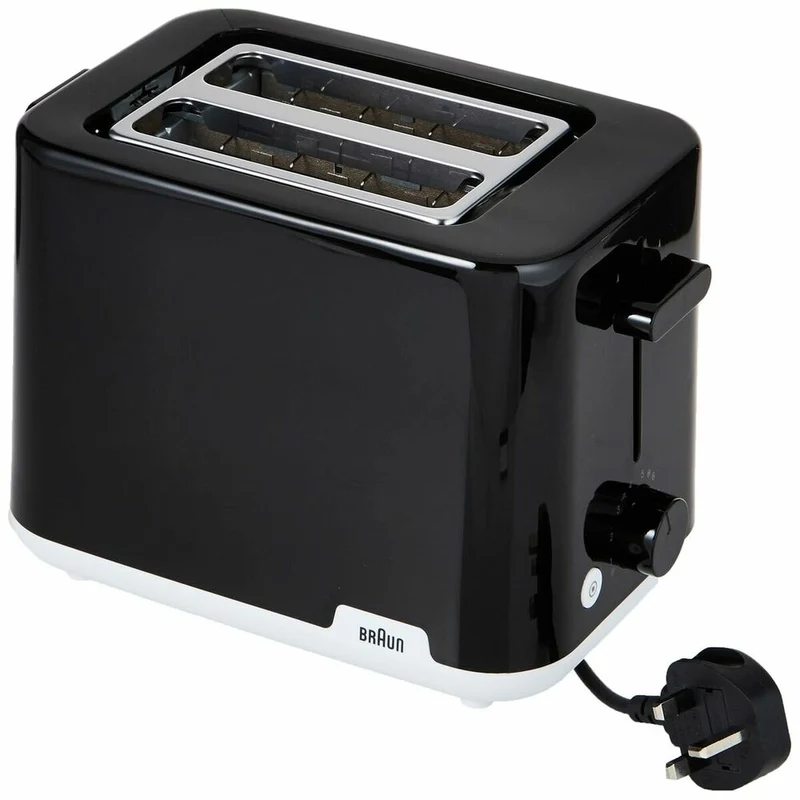 Grille-pain Braun HT 1010 BK 900 W Noir/Argent