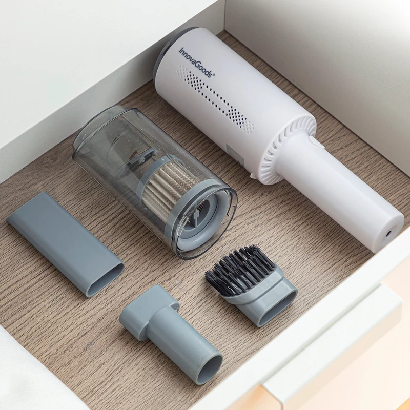 Aspirateur à main rechargeable avec 3 accessoires Hancuum InnovaGoods