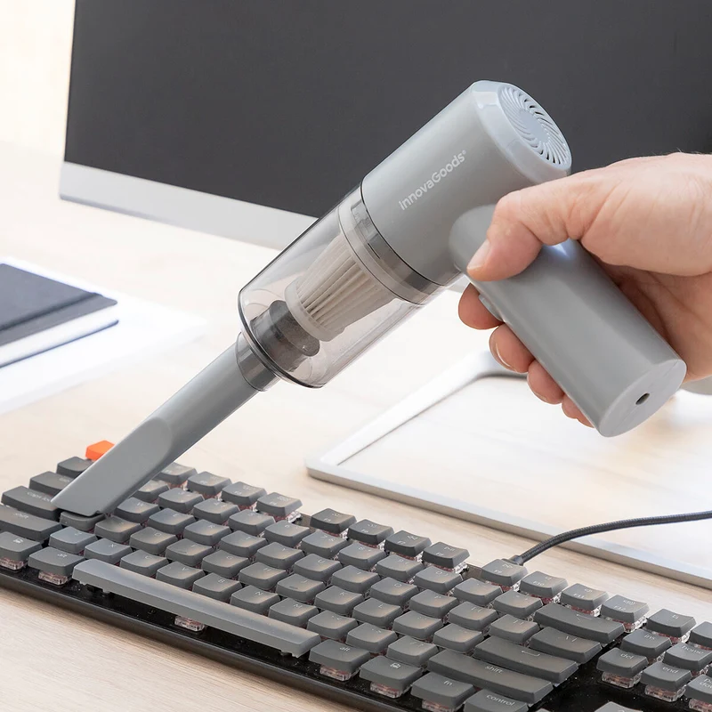 Mini aspirateur à main rechargeable sans fil Recuum InnovaGoods