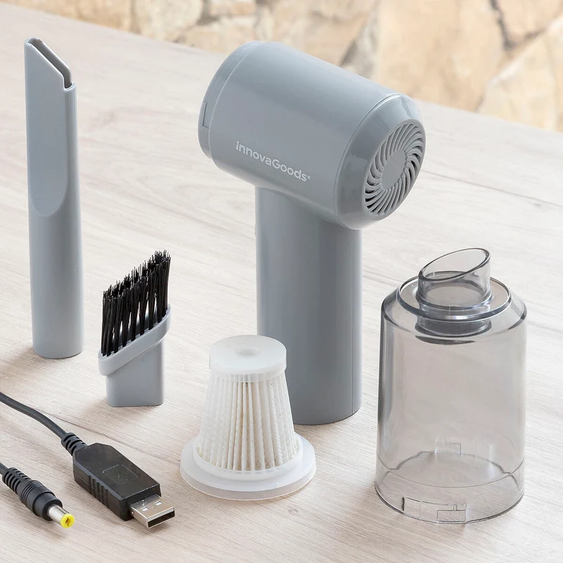 Mini aspirateur à main rechargeable sans fil Recuum InnovaGoods