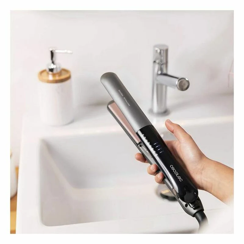Lisseur Cecotec Bamba RitualCare 1100 HidraProtect Ion Touch Noir/Rose