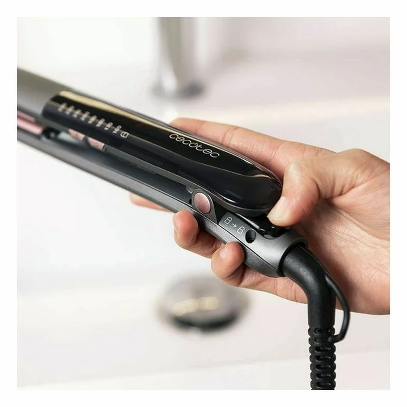 Lisseur Cecotec Bamba RitualCare 1100 HidraProtect Ion Touch Noir/Rose